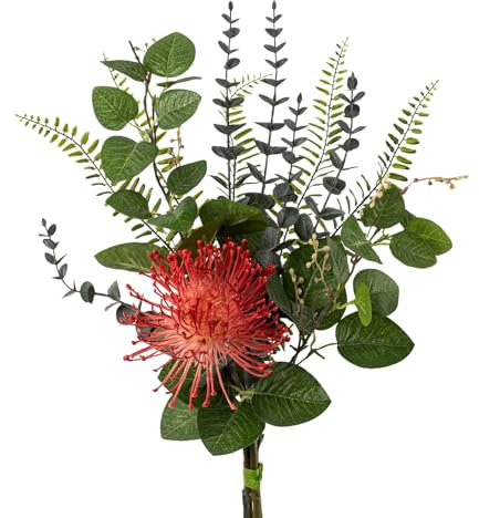CREATIV green Nadelkissenproteamix-Bouquet, 56cm, Koralle