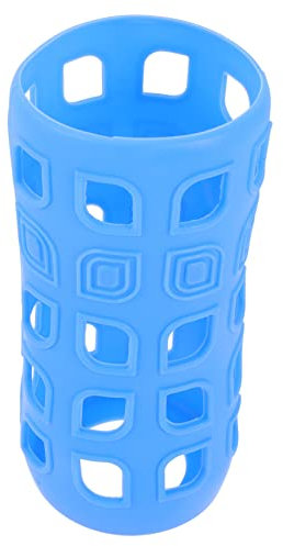 CIYODO 4pièces Porte-bouteille Silicone Couvre-gobelet Isolant Manchon Pour Bouteille Eau Protection Anti-brûlures Pour Verre