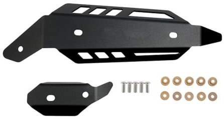 Auspuff Hitzeschild Abdeckung Für YA&MAHA Für Raptor 700 700R SE Für SPEZIELLE YFM700 YFM700R 2015-2022 Motorrad Auspuff Mid Rohr Hitzeschild Abdeckung(Schwarz)