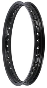 Felge 1,5 x 16 Alufelge, Schwarz eloxiert - für Simson S50, S51, KR51 Schwalbe, SR4