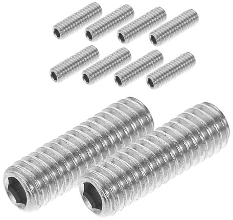 Abaodam Robuste Schrauben 10 Stück Flache Innensechskantschrauben Als Ersatz Für Befestigungsmaterial Für Handtuchhalter