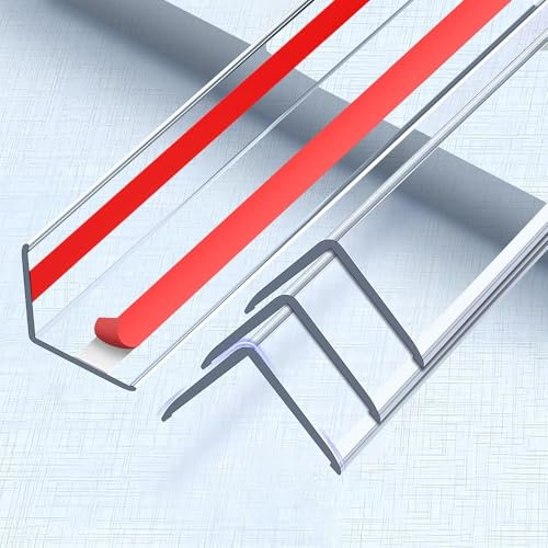 Eckenschutz, Kantenschutz für Keramikfliesen, Tapeten, Schränke, L-Form, Wand-Eckschutz, Zierleiste (4 Stück, 3 x 170 cm)