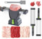 Headscents Manual Meat Slicer, Stainless Steel, Green, 17 IN 1, Thickness Adjustable 2-4 mm, Dishwasher Safe, Fresh Beef Pork Lamb