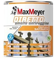 MAXMEYER Diretto Antiruggine Satinato R9010 Bianco 0.75 L