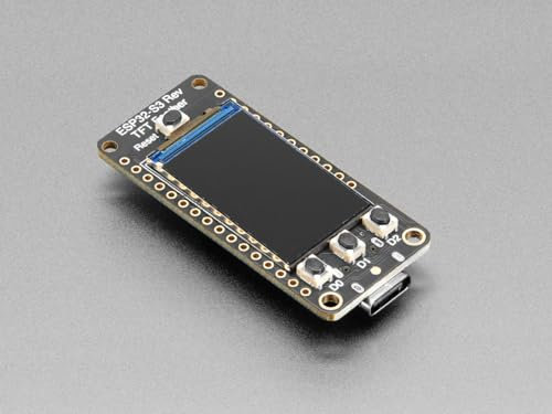 Adafruit ESP32-S3 Reverse TFT Feather, 4MB Flash, 2MB PSRAM, STEMMA QT, 5691