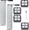 YYDSLEE Kit d'accessoires pour Tineco Floor One S7 Stretch Ultra/Stretch S6/S6 stretch lite/Switch S6 /S9 Artist détachées aspirateur eau et poussière : 7 Pièces (2 Brosses + 4 Filtres + 1 Nettoyeur)