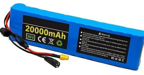Batterie Lithium 36 V 20 Ah 10S3P pour Vélo Électrique avec Chargeur 36V20Ah,XT60