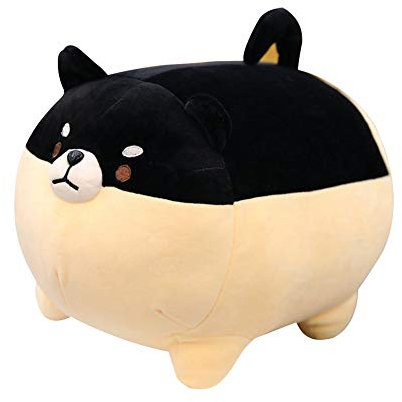 40 CM Kuscheltier Shiba Inu Plüsch Gefüllte Weiche Kissen Tier Puppe Niedlich Hundepuppen Dekorative Kissen Zierkissen Plüsch Stofftier für Kinder,Corgi Kawaii Puppe Spielzeug Schlafen Umarmung Kissen