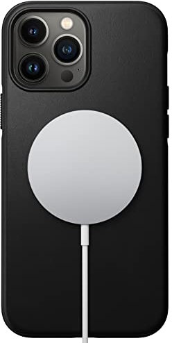 NOMAD Modern Case, Leder-Schutzhülle für iPhone 13 Pro Max, MagSafe, schwarz