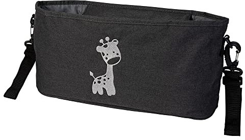 luxdag Kinderwagen Buggy Organizer mit Reißverschluss (Farbe & Motiv wählbar) - Kinderwagentasche zum Anhängen - Baby Zubehör