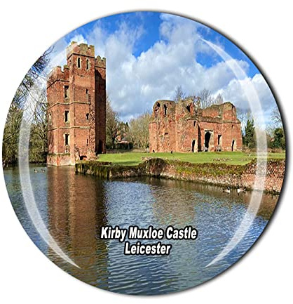 Kirby Muxloe Castle Leicester UK Fridge Magnet Crystal Tourist Souvenir Gift Collection Refrigerator Magnetic Sticker