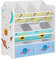 SONGMICS Kinderzimmerregal, Spielzeugregal mit 7 Aufbewahrungsboxen aus Vliesstoff, Kinder-Bücherregal, Kinderregal für Spielzeug, Spielzeug Organisator, 29,5 x 62,5 x 60 cm, Weiß GKR034W01