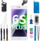 BESJMYT for iPhone 6S Plus Screen Replacement with Home Button 5.5 White 3D Touch LCD Display Digitizer Fix Tool Full Assembly with Front Camera Speaker Sensor Glass Protector Repair Kit A1634 A1687