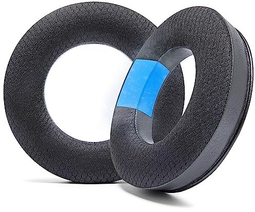 WC Freeze DT770 – Kühlgel-Ohrpolster für Beyerdynamic DT770, DT990, DT880, MMX300, DT1770, DT1990 Kopfhörer | Außenseite aus Sportstoff, Geräuschisolierung, verstärkter Schaumstoff | Black
