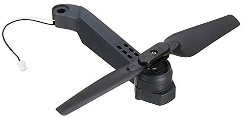 Blade Propeller Drohnen-Ersatzarme/passend for Eachine E58 RC Quadcopter Ersatzteile Achsenarme mit Motorpropeller for FPV Racing Drone Rahmenteile ,Quick Release Propellers ( Color : Black Back Left