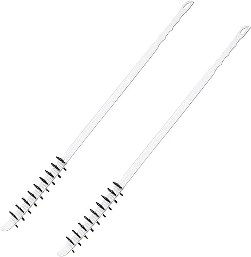 2 Stück Waschmaschinen-Reinigungsbürste, Frontlader-Waschmaschinen-Reinigungsbürste, Nylonbürsten zum Reinigen, Waschmaschinenschlitz-Fugenbürste mit verlängertem Griff (Weiß)