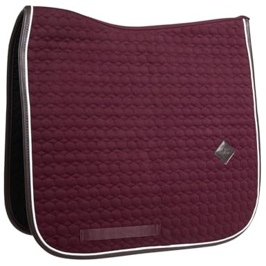 Kentucky - Schabracke Classic - Bordeaux - Leder - Dressur - Größe Full