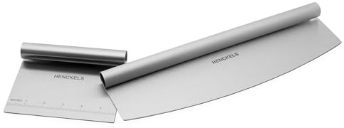 HENCKELS BBQ 2-pc Pizza Prep and Cut Set, Stainless Steel