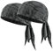 WTACTFUL Kühlende Helmeinlage – 2pcs Sports Bandana Cap Kopftuch Herren Damen, Sommermütze Radmütze Fahrradmütze Unter Helm Fahrrad Mütze Kopfbedeckung Tarnung Schwarz, Schwarz