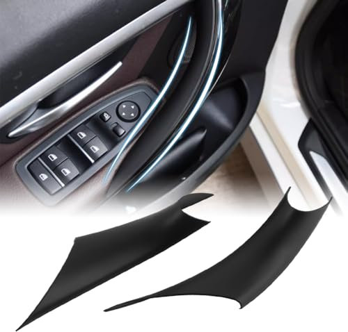 HEBERUCK F30 Türgriff Innen, F10 Handgriff Innen, F30 Türgriff Innen, 2PCS Türgriff Innen Kompatibel mit B-M-W 3 Series F30/F31/F34/F80, 320, 328, 330, 335, M3 (2012-2018) and 4 Series Schwarz