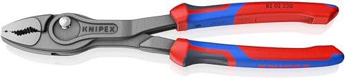 KNIPEX 82 02 250 TwinGrip Pinza con capacità di presa frontale e laterale con manici comfort bonderizzata grigia 250 mm