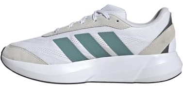 adidas Men's Lightshift Sneakers, White/Powder Teal/Grey, 12 UK