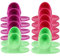 Cabilock 12 Pack Anti-scalding Bowl Clamp for Microwave Silicone Pot Holders Heat-resistant Clips for Kitchen Use Random Color
