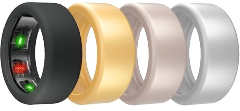 4/6 Pack Ring Cover for RingConn Gen 2/1, Elastic Silicone Ring Protector for RingConn Gen 2 Air Working Out Accessories Men Women
