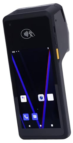 NFC -Barcode -Scanner, Handheld -PDA -Drucker, POS -Quittungsdrucker, Unterstützt 4G LTE, 5G WiFi, Bluetooth 5.0 für Fotoaufnahme, Verschiedene Barcode- und QR -Code -Scannen