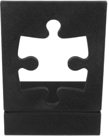 HEMOTON Jigsaw Puzzle Lid Holder Stand Travel-friendly Pla Material Reliable Support for Puzzle Box Lid Display Or in Black