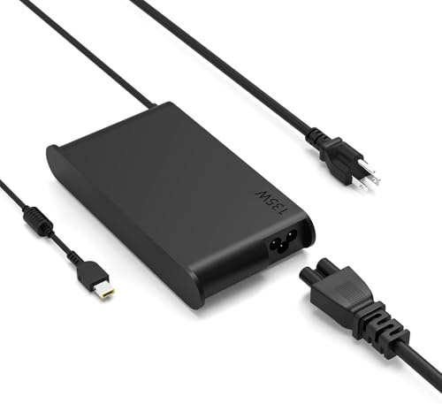 135W AC Adapter Laptop Charger Compatible with Lenovo Ideapad 3 Gaming Laptop 3-15 3-16 Series ThinkPad X1 Extreme P1 P15v T15p P16s P16v Gen 1-6,W540 W541 T440 T440S ThinkCentre M Series