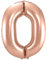 Folat 8714572631303 Folienballon, Rosegold, 0