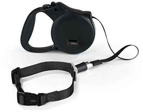 N/A Hundeleine & Halsband GoLeyGo Vario S/M Schwarz Größe S/M 1 St.