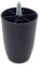 TENDAGGIMANIA Patas para Muebles De Plástico PVC Negro para Sofa Y Muebles, Sillones Y Cama - Altura: 12 Cm, 1 Pedazo - Patas Canape, Muebles Cocina Fáciles De Montar