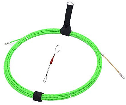 Fish Tape Electrical Wire Threader Wire Puller and Fish Tape Fastener Tool 33FT(10M)