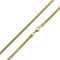 König Design Schlangenkette 2mm Herren Damen Edelstahlkette Halskette Gold 40 cm lang