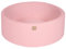 MEOWBABY Piscine À Balles pour Bébé - Rond 90x30cm Piscine a Balle pour Enfant sans Balles, Coton, Rose Clair