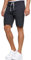 Indicode Herren Aldrich Sweatshorts mit Kordelzug | Herrenshorts Sportshorts für Männer Black Mix XXL