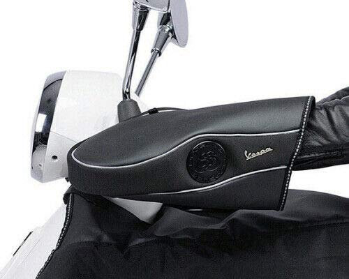 Vespa Premium Unisex Winter-Scooter-Handschuhe, halten Ihre Hände warm und trocken im Herbst und Winter; entworfen für Primavera Elettrica Sprint LX LXV ET2 ET4 S; Teilenummer 605860M (schwarz),