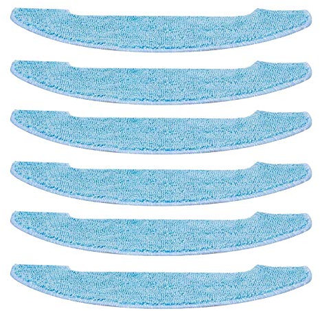 Gying Lot de 6 serpillières de Rechange pour aspirateur Robot Bagotte BG700 BG800