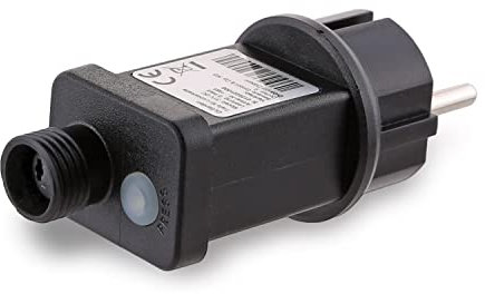CLGarden Steckernetzteil mit Timerfunktion 31V DC Trafo 290mA 9VA 9 Watt W IP44 Transformator für Weihnachtsbeleuchtung LED Lichterkette Lichtervorhang Eisregen