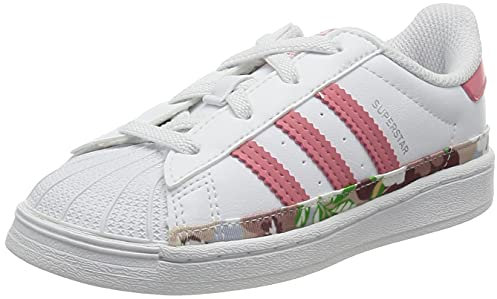 adidas Superstar El I, Scarpe da Ginnastica Unisex-Bambini e Ragazzi, Ftwr White Hazy Rose Hazy Rose, 23 EU