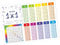 Kinder Lernposter - das kleine 1x1 bunt - A1/ A2/ A3 Wanddeko Kinderzimmer Größe DIN A3-420 x 297 mm