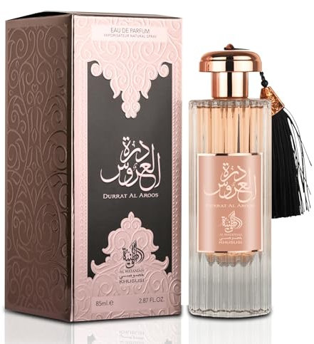 Al Wataniah Durrat Al Aroos Parfüm, blumiger und fruchtiger Duft, 100 ml, zarter und eleganter Duft, ideal für den täglichen Gebrauch und besondere Anlässe