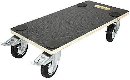 Generisch Rollbrett bis 400 kg Traglast Schwerlast-Transporthilfe 580 x 300 x 150 mm mit Bremsen