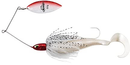 Berkley Zilla Spinnerbait - Perch, Pike, Barsch, Hechtfisch Angelköder, Redhead, 50g