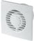 Bathroom Extractor Fan 100mm / White Duct Ventilator/Wall Ceiling Air Vent (Pull Cord) Pull Cord