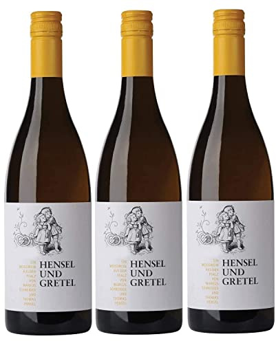 Hensel & Gretel Weiß Markus Schneider und Thomas Hensel Grauburgunder Weißwein Trocken Pfalz Inkl. FeinWert E-Book (3 x 0,75l)