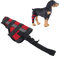 Qcwwy Hunde-Hinterbein-Stütze, Neopren, Rot, Tiergenesungshilfe, Stütze, Hundestütze