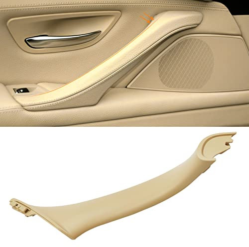 TTCR-II Compatible with Left Side Car Door Handle BMW 5 Series F10/F11 Left Front/Rear Door Passenger Handle for BMW F10/F11 520 523 525 528 530 535 (2010-2016)-Beige